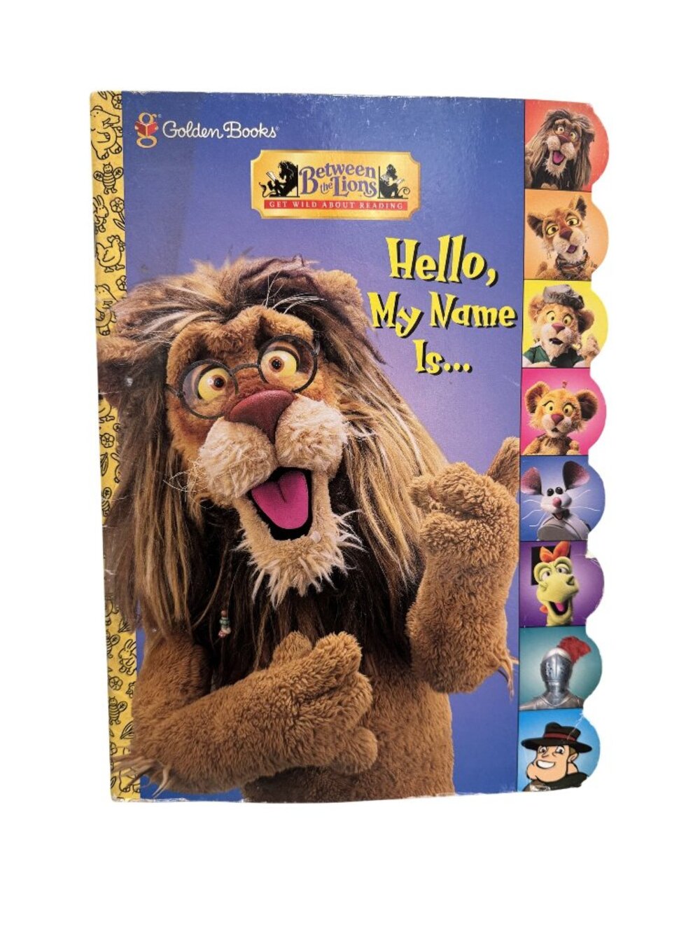 Between The Lions Hello, My Name Is... Reading Work Book Vintage Golden Books